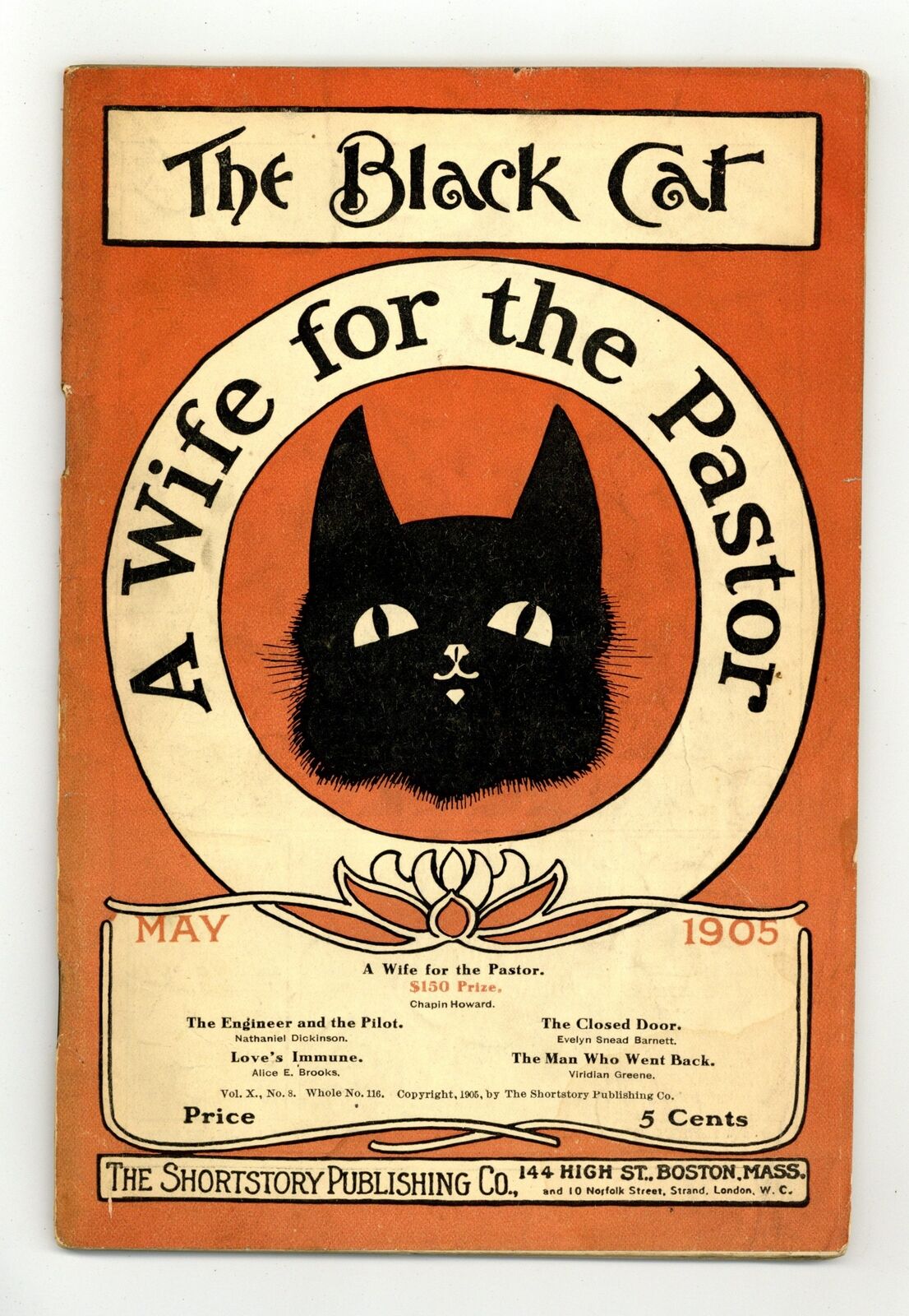 Black Cat May 1905 Vol. 10 #8 GD/VG 3.0