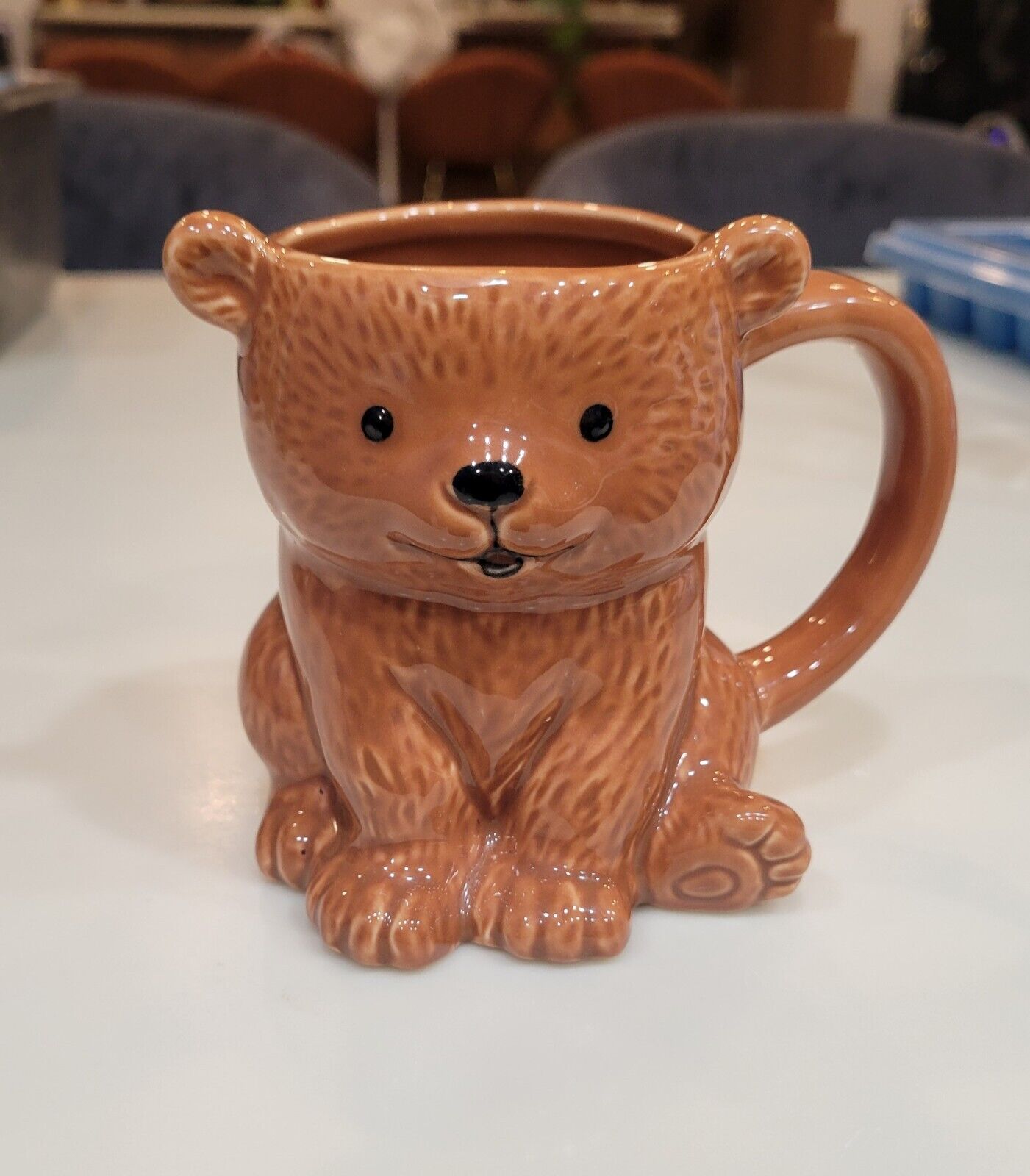 2020 Threshold Brown Teddy Bear 3D Mug 4\
