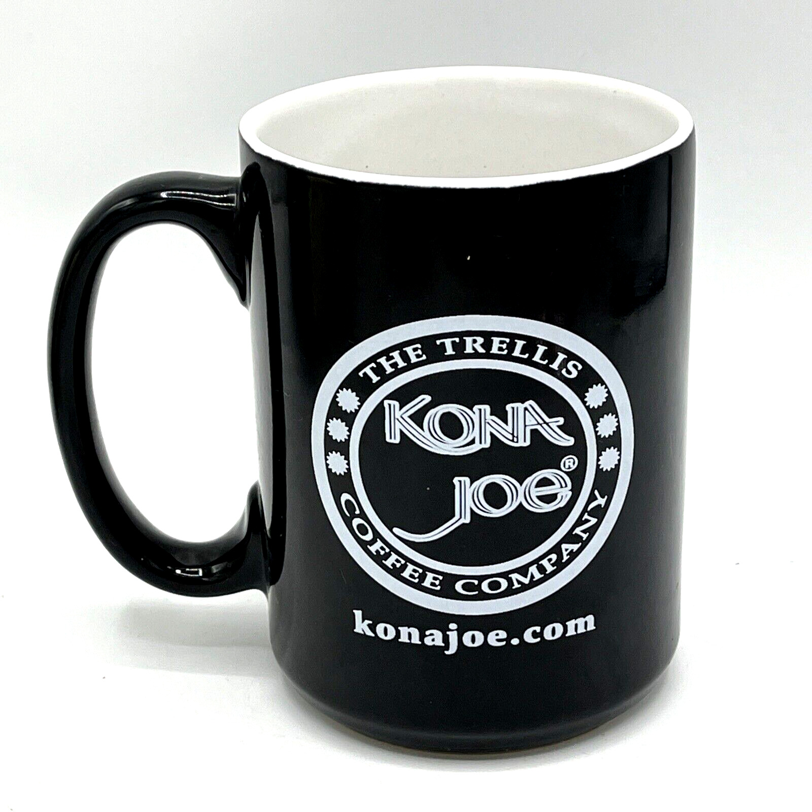 Kona Joe The Trellis Coffee Company Coffee Mug Black White