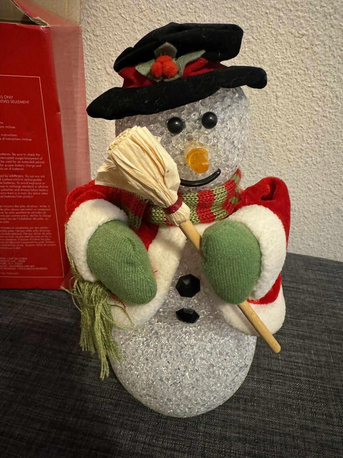 AVON Chilly Sam Animated Lighted Snowman Figure