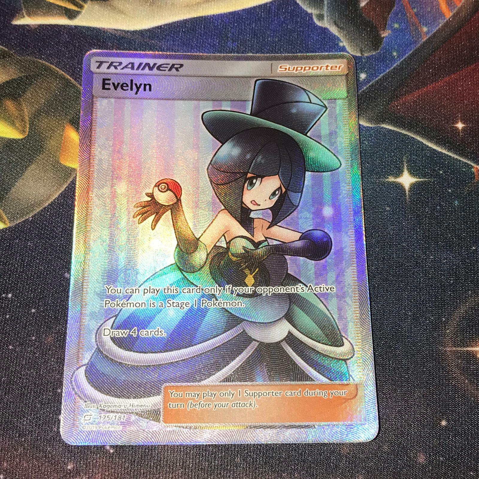 TRAINER Evelyn ~ 175/181~ Full Art ~ TEAM UP ~ LIGHT PLAY ~ Pokemon Card