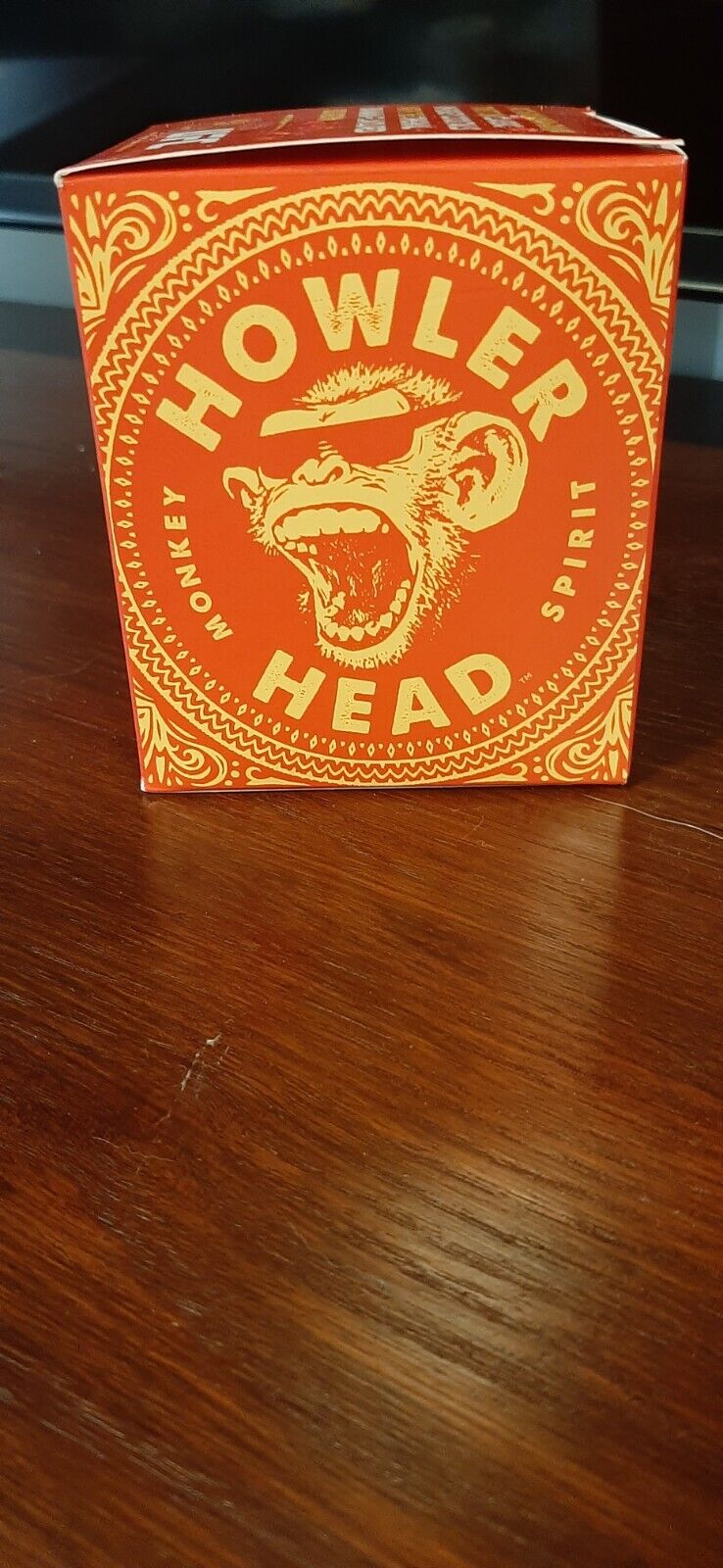 Howler Head Promo Whiskey Glass in Box UFC Red Logo Monkey