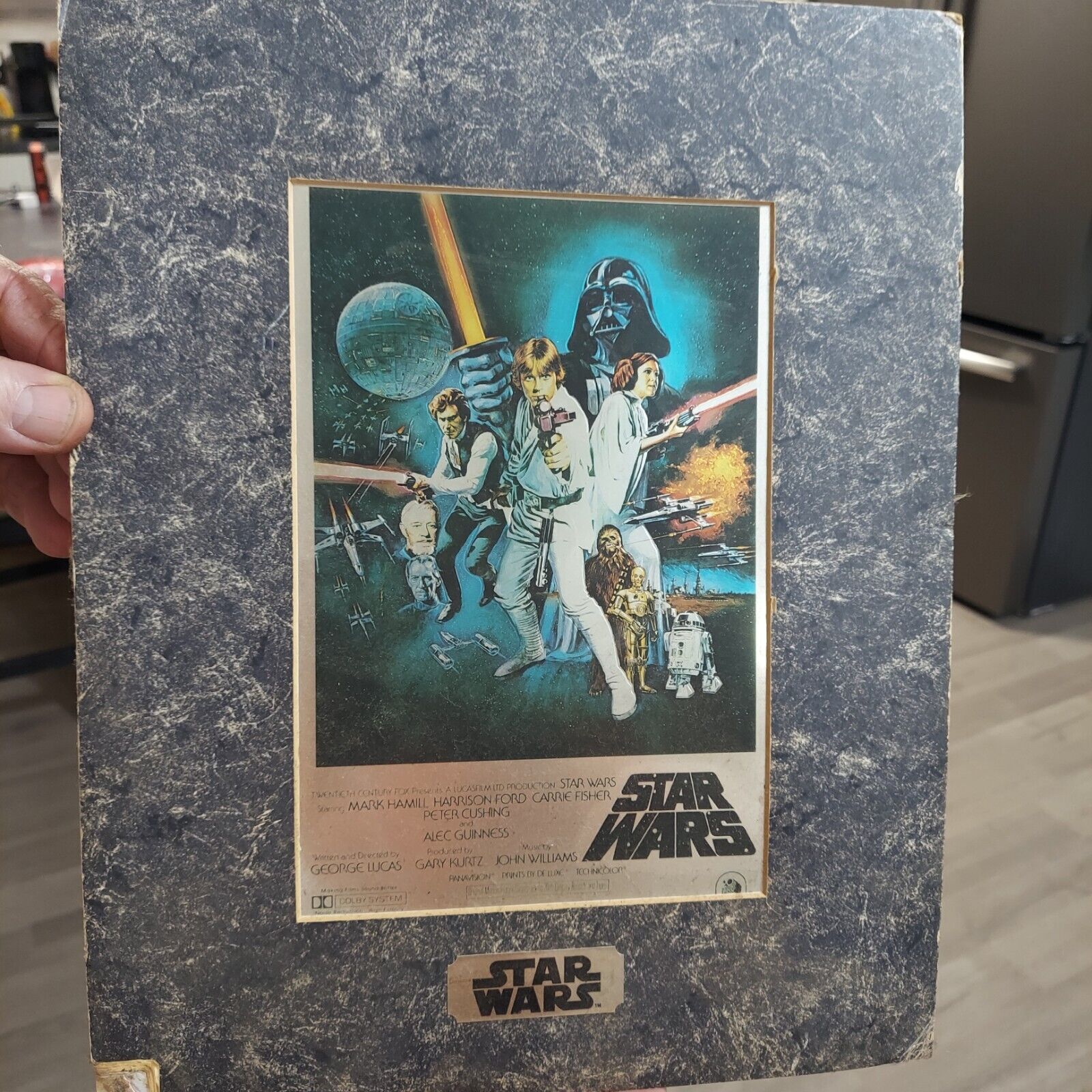 Vintage Star Wars Chrome Style C Poster Chromium Collector’s Edition Foil Print