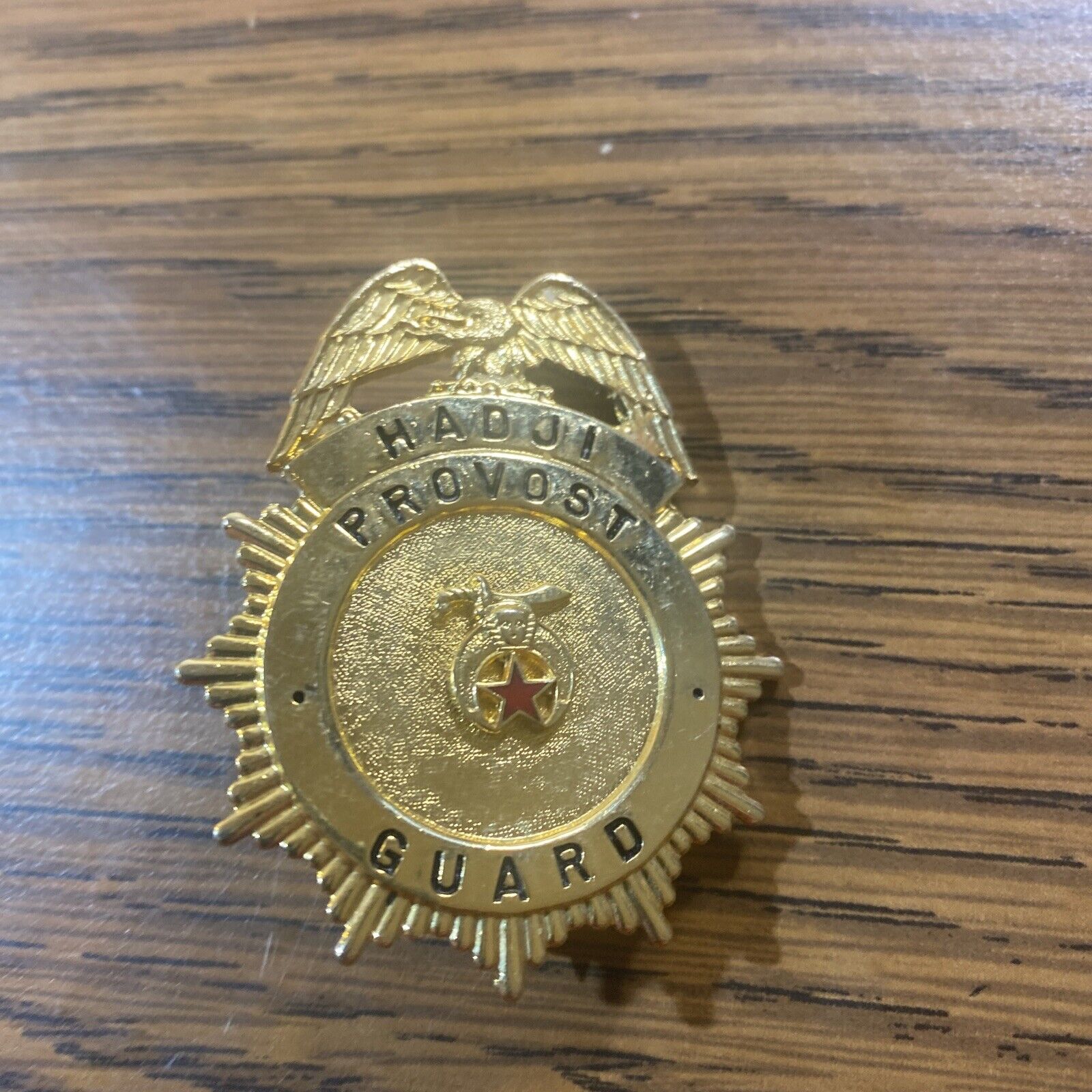 Vintage Shriners HADJI Provost Guard Pin/ Badge