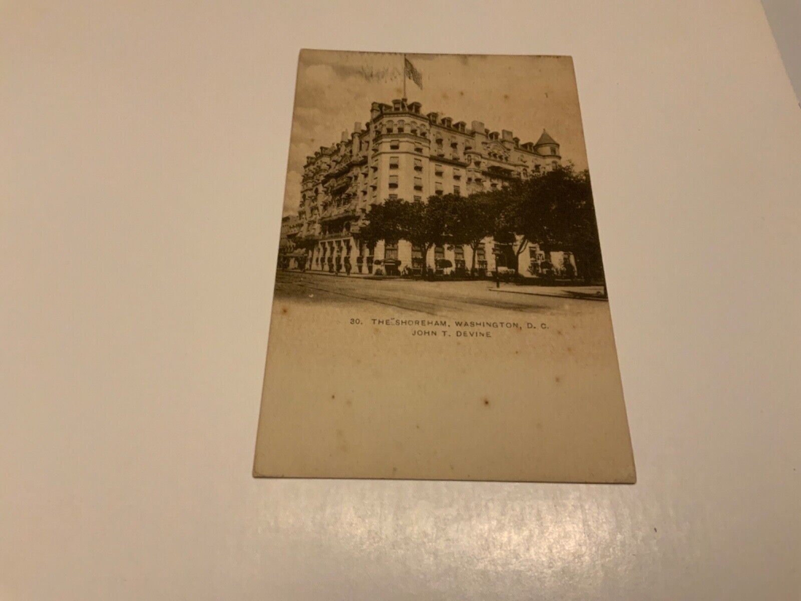 Washington, D.C. ~ The Shoreham - Antique  Postcard
