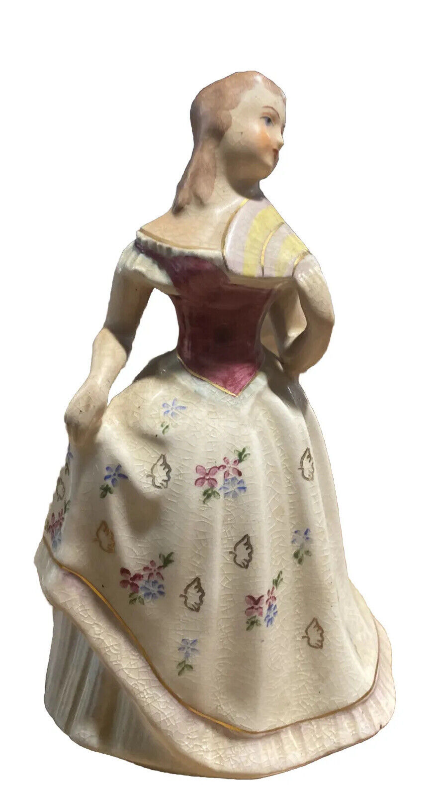 Vintage Coventry MCM Porcelain Victorian Woman Celeste Lady Figurine USA