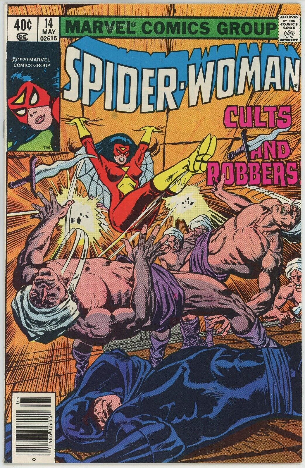 Spider Woman #14 (1978) - 9.0 VF/NM *Cults and Robbers* Newsstand