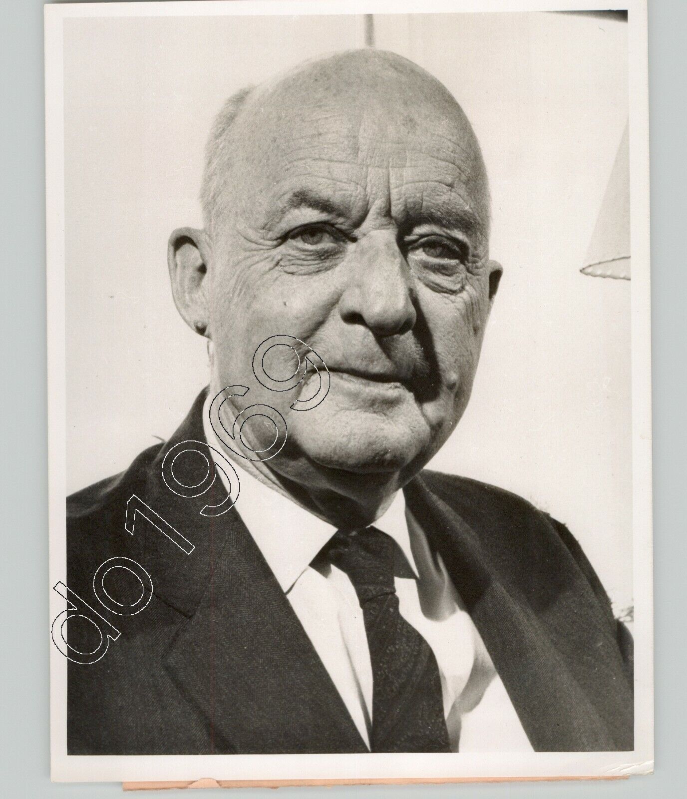Portrait Of REVEREND DR. REINHOLD NIEBUHR Religious Leader 1963 Press Photo