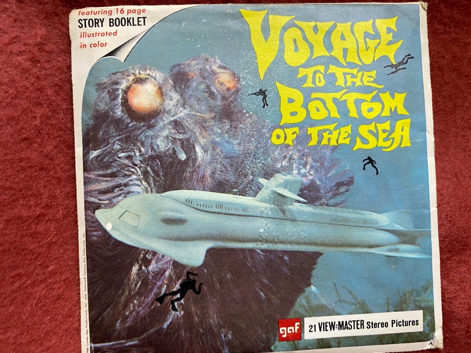 VINTAGE VIEW-MASTER VOYAGE TO THE BOTTOM OF THE SEA B483 NICE W/ BOOKLET