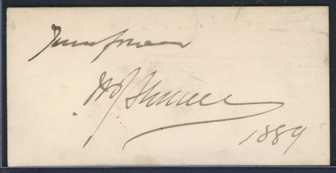 Mystery Autograph - 1889