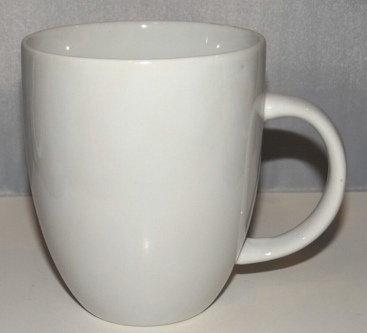 THRESHOLD Coupe White Coffee Mug Tea Cup TARGET 14oz. Porcelain  Indonesia