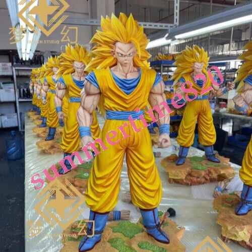 Dream Studio Dragon Ball Son Goku Resin Statue 1/6 Super Saiyan 2 H35cm In Stock
