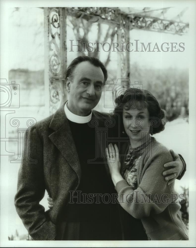 1989 Press Photo Paul Eddington and Cheryl Campbell in \