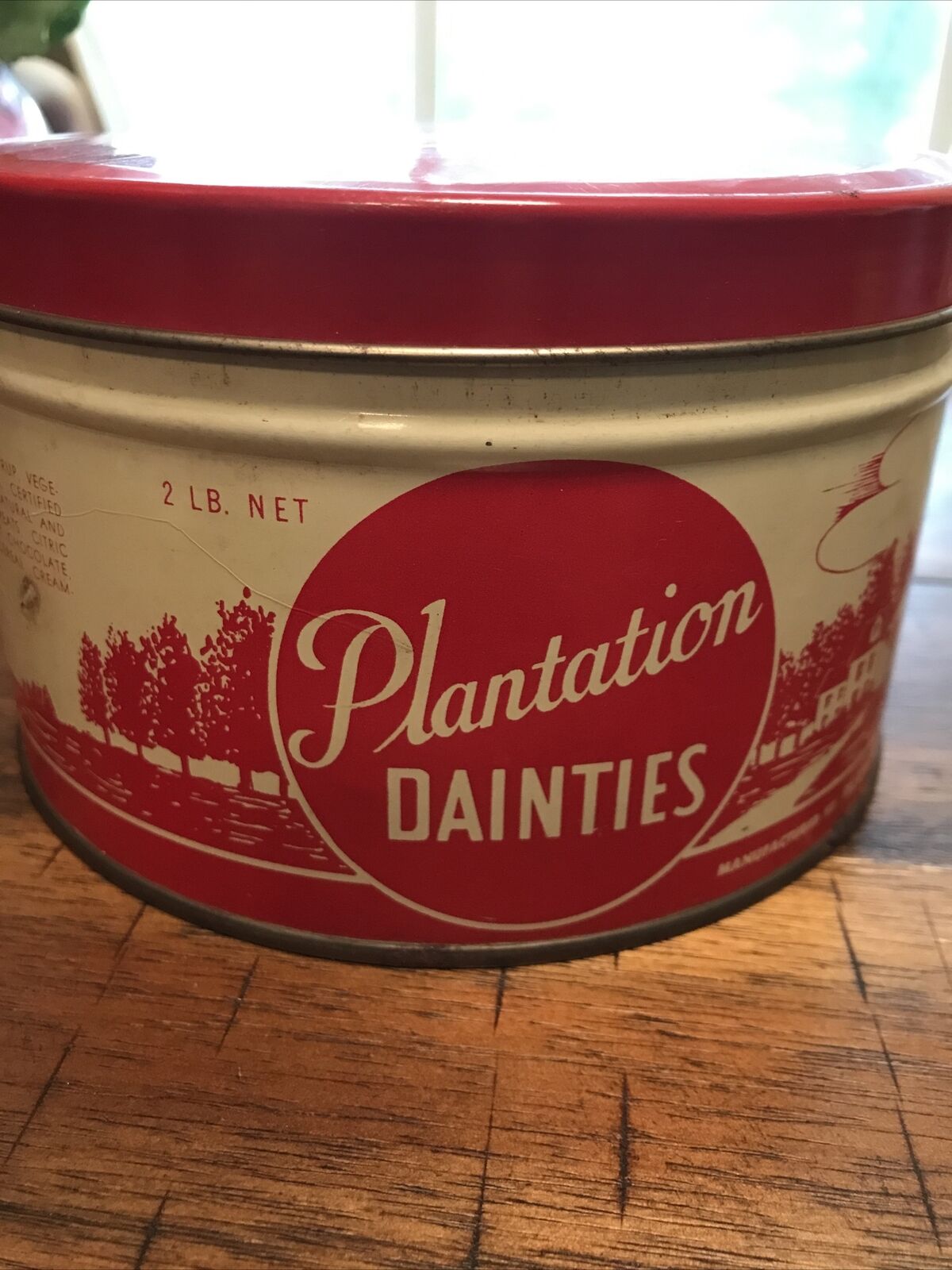 Vintage Plantation Dainties Tin Plantation Chocolate Co. Phila. PA