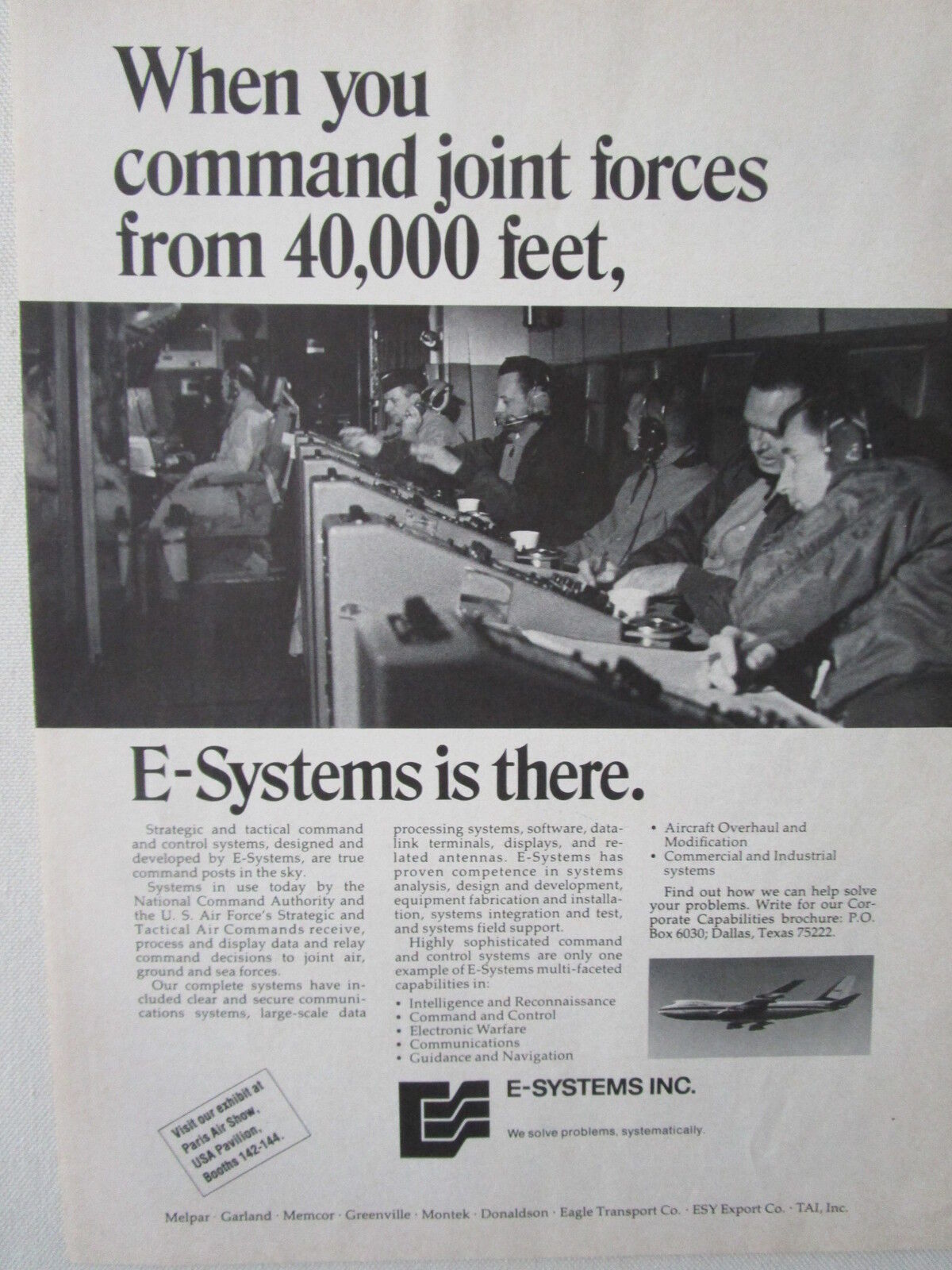 4/1973 PUB E-SYSTEMS USAF STRATEGIC TACTICAL AIR COMMAND COMMUNICATIONS AD