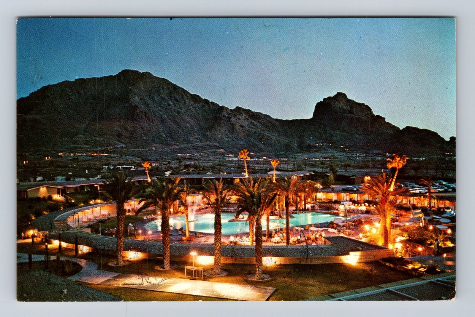Scottsdale AZ-Arizona, Mountain Shadows Hotel, Advertise Vintage c1966 Postcard