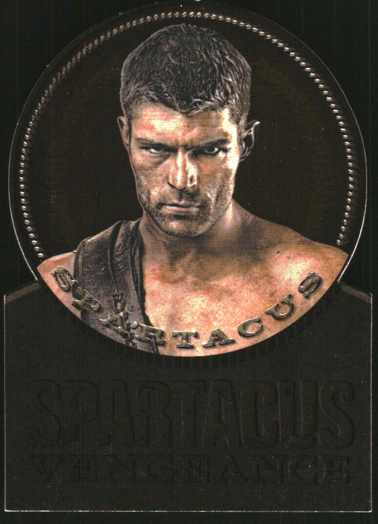 2013 Spartacus Vengeance Die-Cut Gold Plaques #GV1 Spartacus - NM-MT