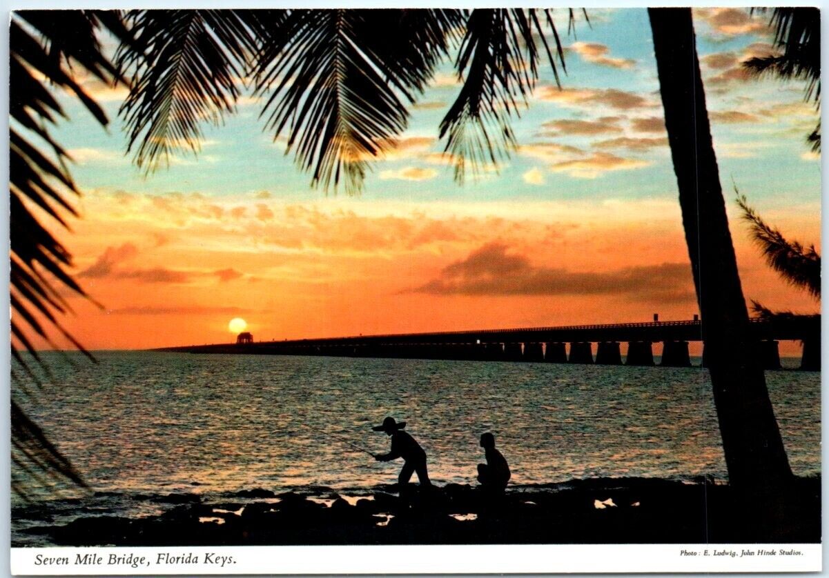 Postcard - Seven Mile Bridge, Florida Keys, USA