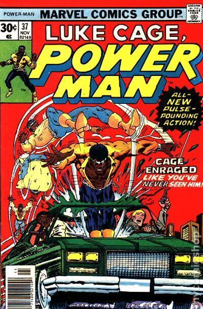Power Man and Iron Fist Luke Cage #37 VG 4.0 1976 Stock Image Low Grade