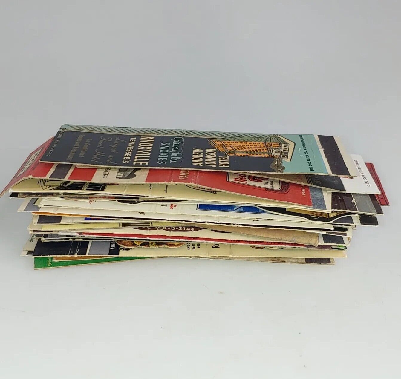 Mixed Vintage Matchbook Lot Of 50 Covers - 1940s to 70s Various - L-003