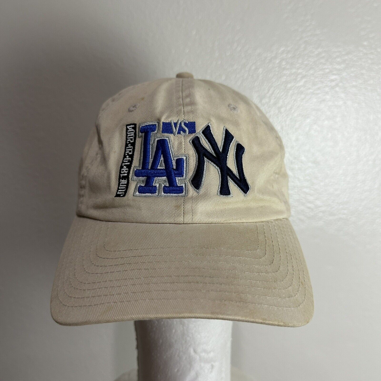 New Era Vintage LA VS NY Hat Stained OSFM