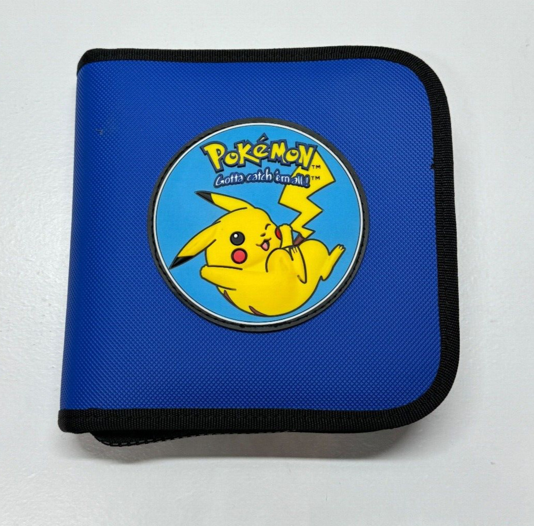 Pokemon Pikachu Gotta Catch Em All  CD Case Holder 1999 Vintage Nintendo