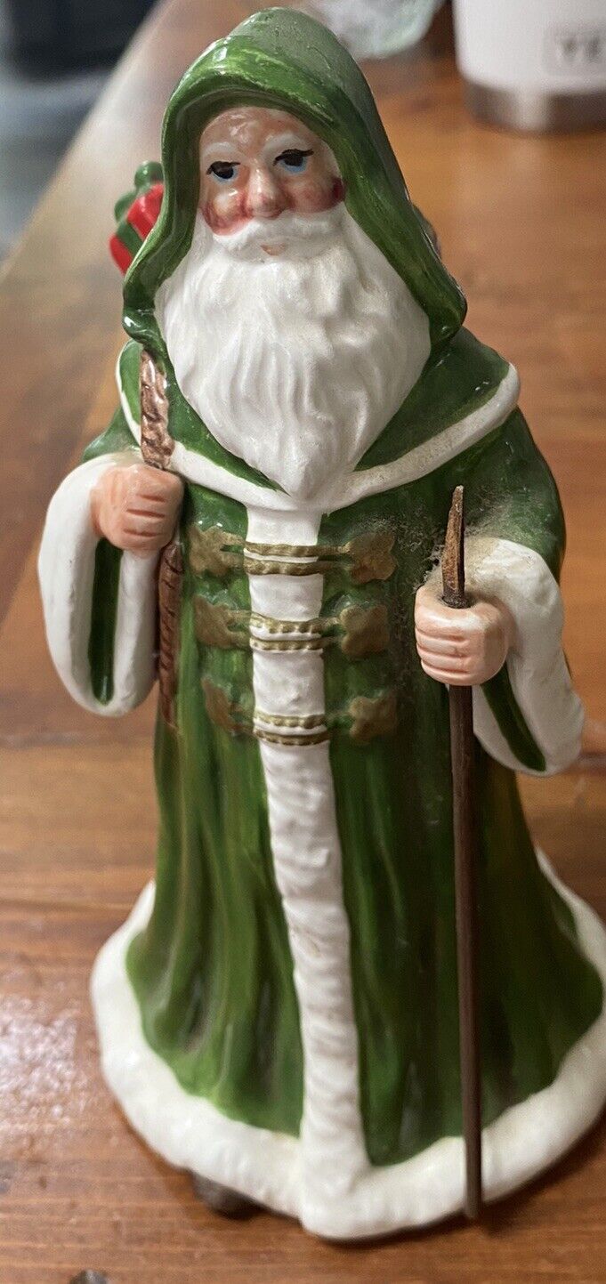 Geo. Z. Lefton Irish Santa 1994 Christmas in Killarney Figurine Hand painted 6”