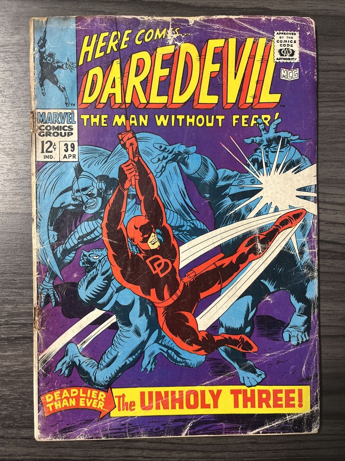 Daredevil #39 1st Appearance and Origin The Exterminator Marvel 1968