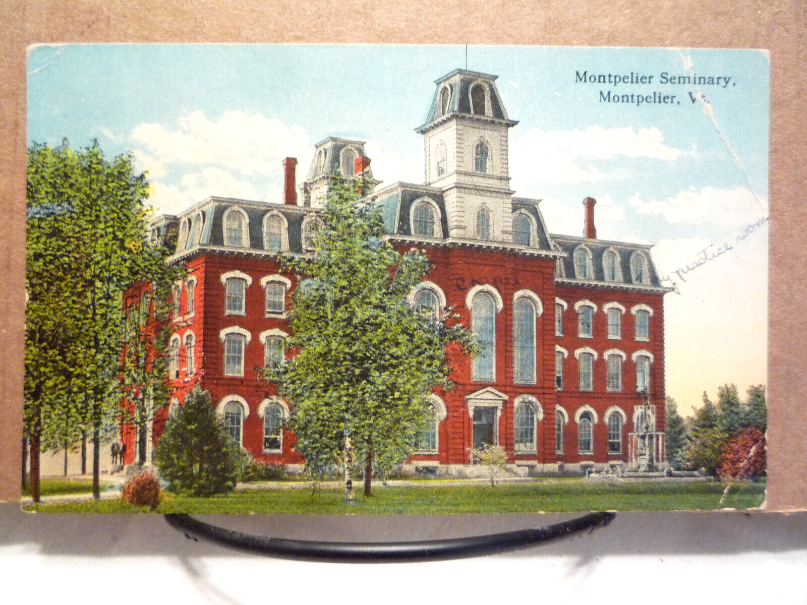 c1910 Vermont VT Postcard ~ Montpelier Seminary Building