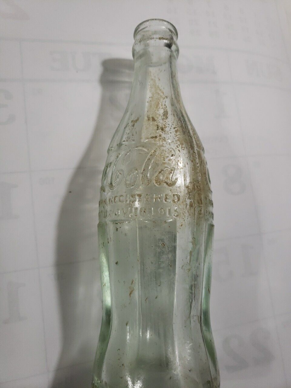 Pat NOV 16 1915 Greenville Miss Mississippi Coca Cola Coke Bottle Scarce Chatt