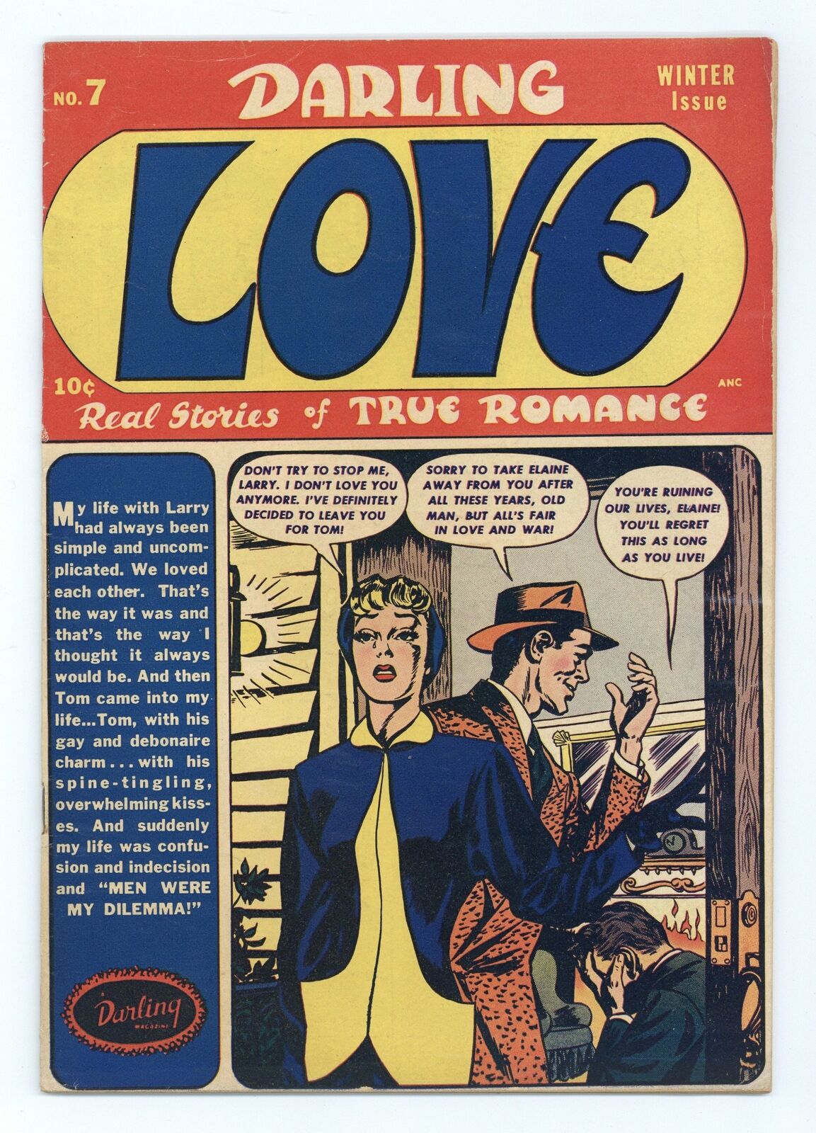 Darling Love #7 GD+ 2.5 1950