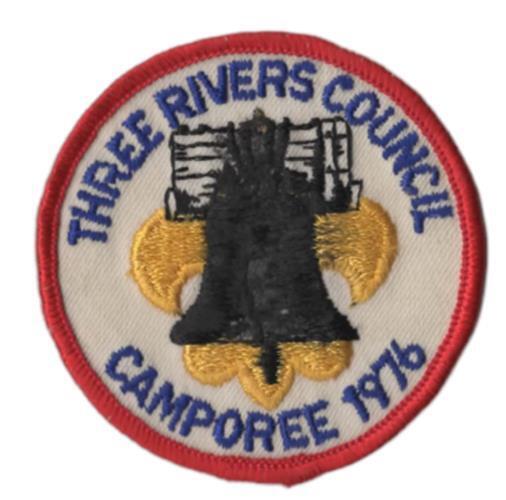 1976 Camporee Three Rivers Council BSA Patch RD Bdr. [VA-5314]