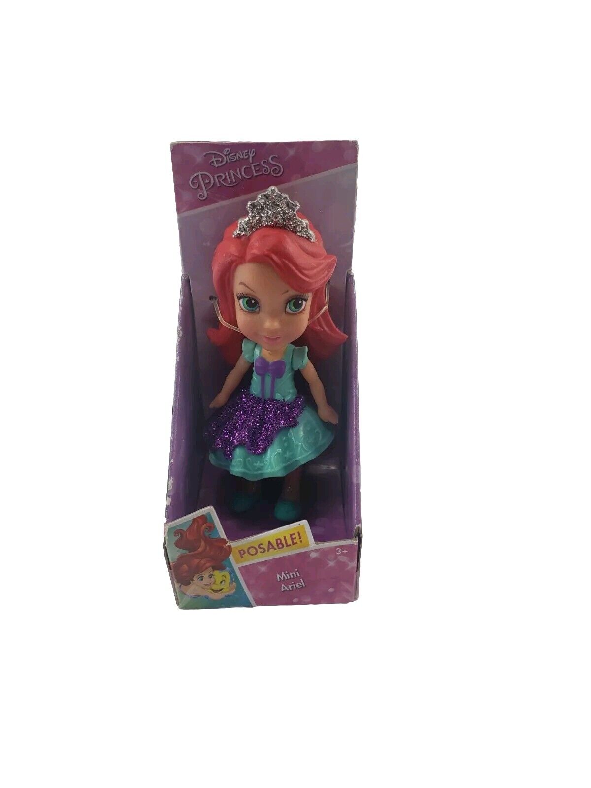 Disney Jakks Princess ARIEL THE LITTLE MERMAID Mini Posable Collectable Doll