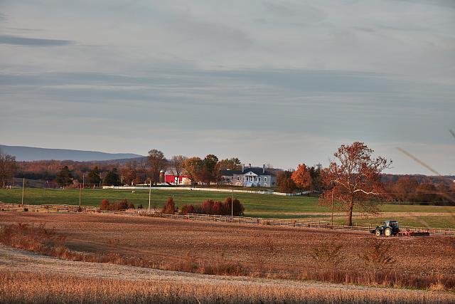 Distant view of Belle Grove, a late-18th-century plantation house and estate in