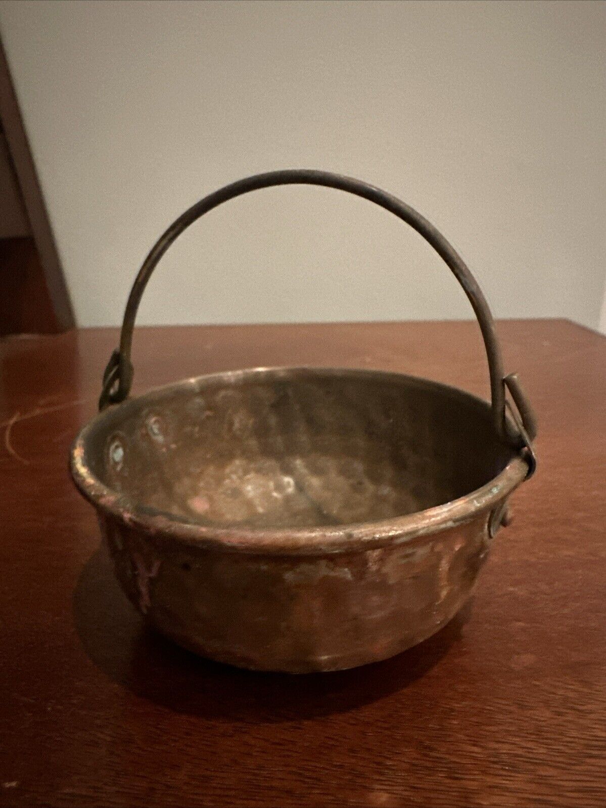 Vintage Copper Brass Coal Ash Scuttle Bucket