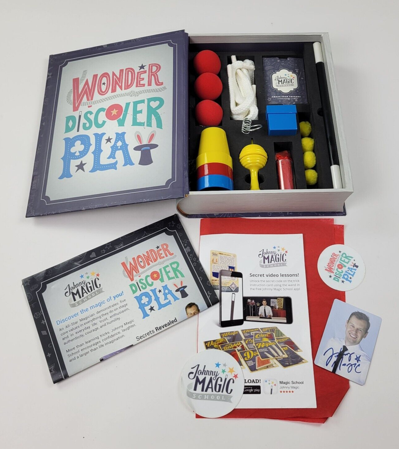 Johnny Magic School Magic Trick Set Kit Wonder Discover Play 
