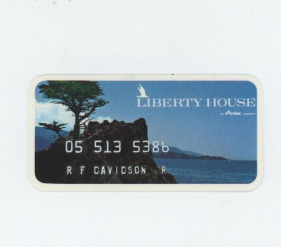 Vintage Credit Card Liberty House Department Store