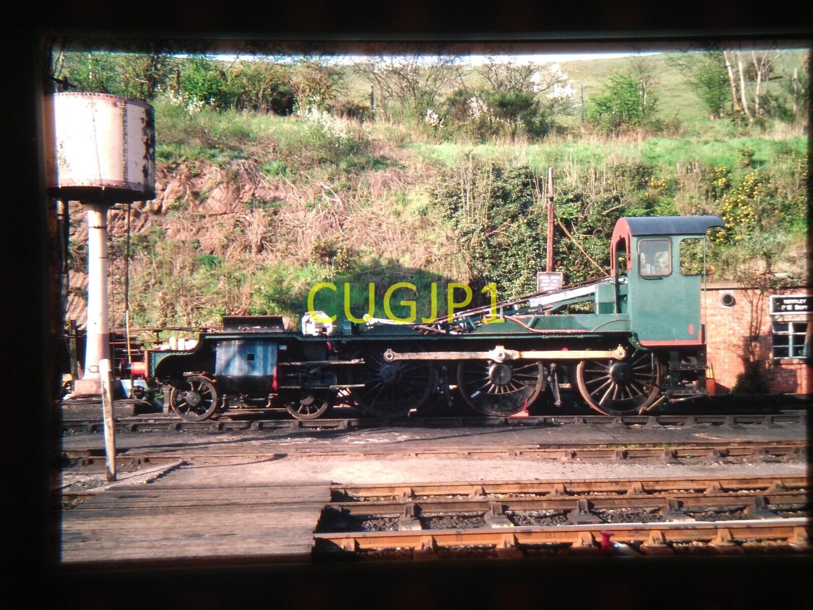 17005 35mm Slide Steam Locomotive BR British Railways 05/91 7802 BEWDLEY