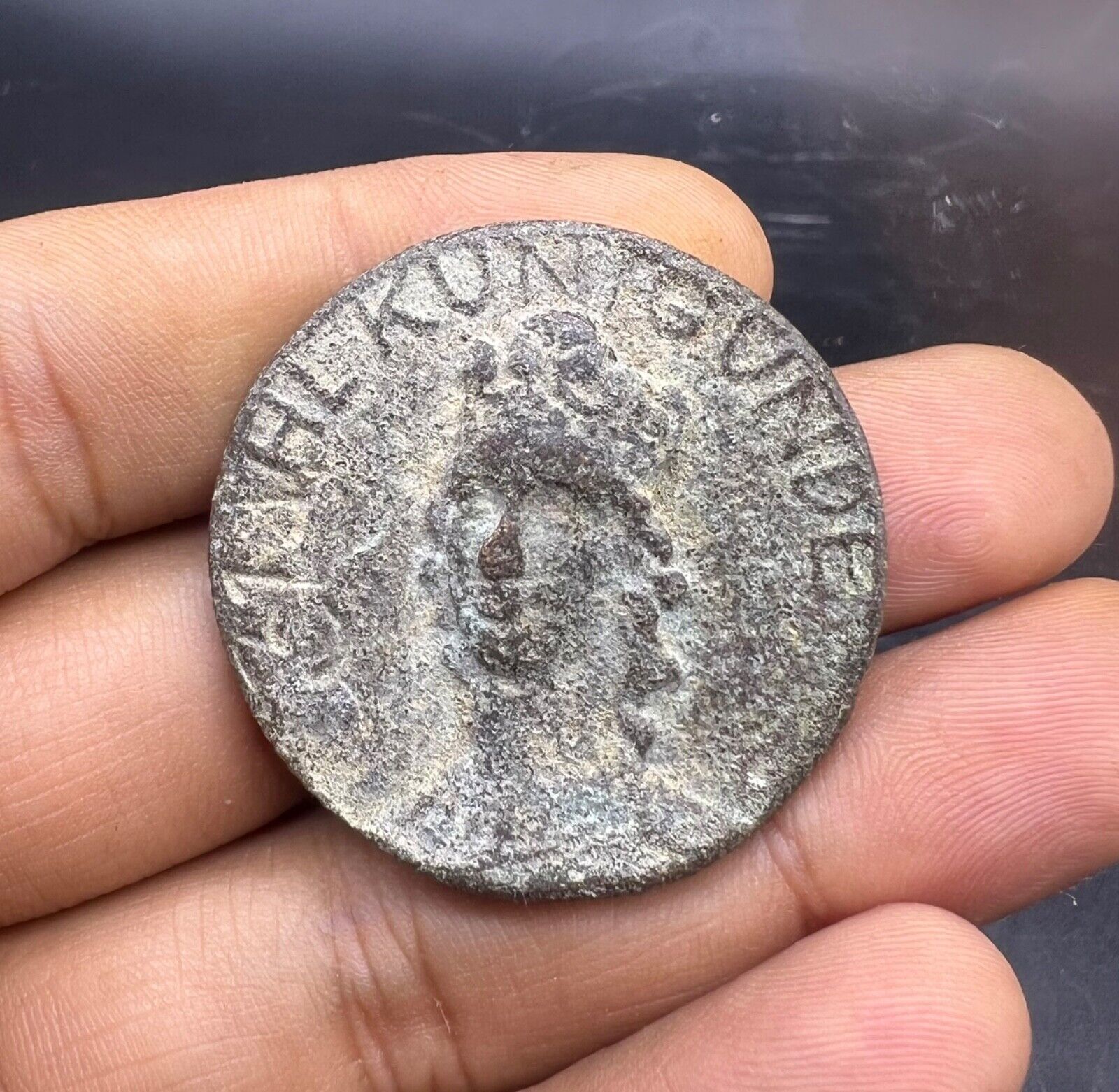 Rare Wonderfull Old Roman Parties Big Bronze Antique Coin