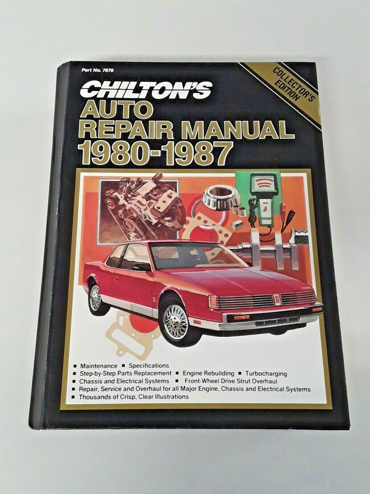 Chilton's Auto Repair Manual 1980-1987 Vintage Book