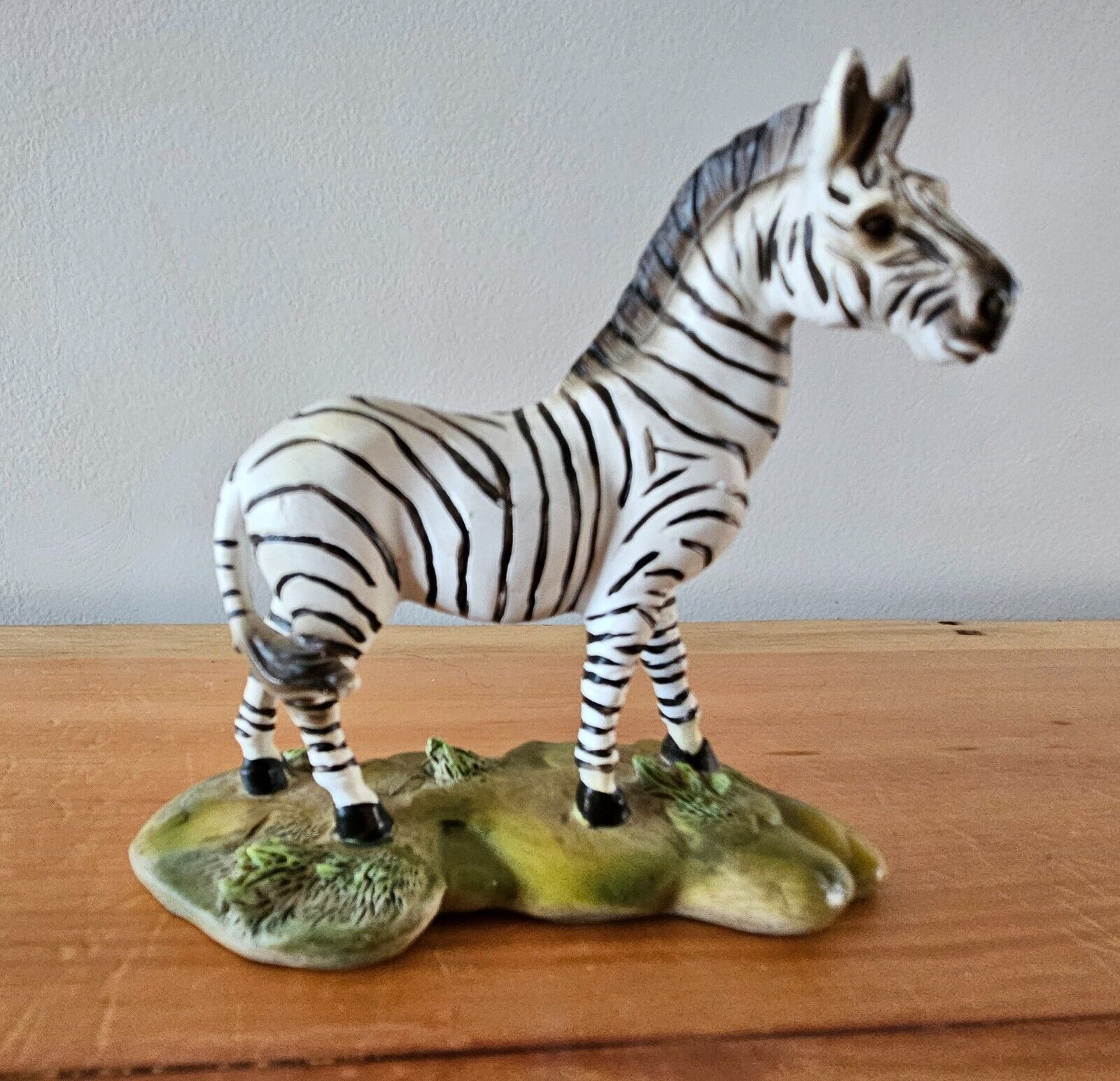 Vintage Realistic Zebra Figurine