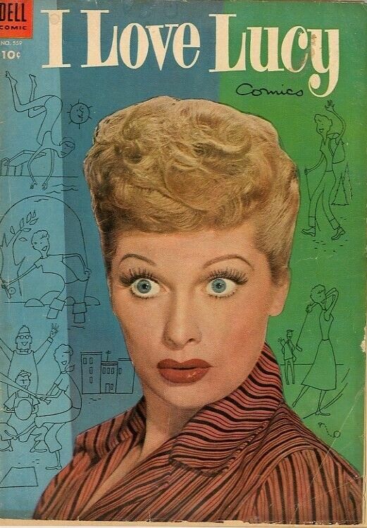 Four Color  # 559   GOOD   1954   I Love Lucy   Cover detached   See below