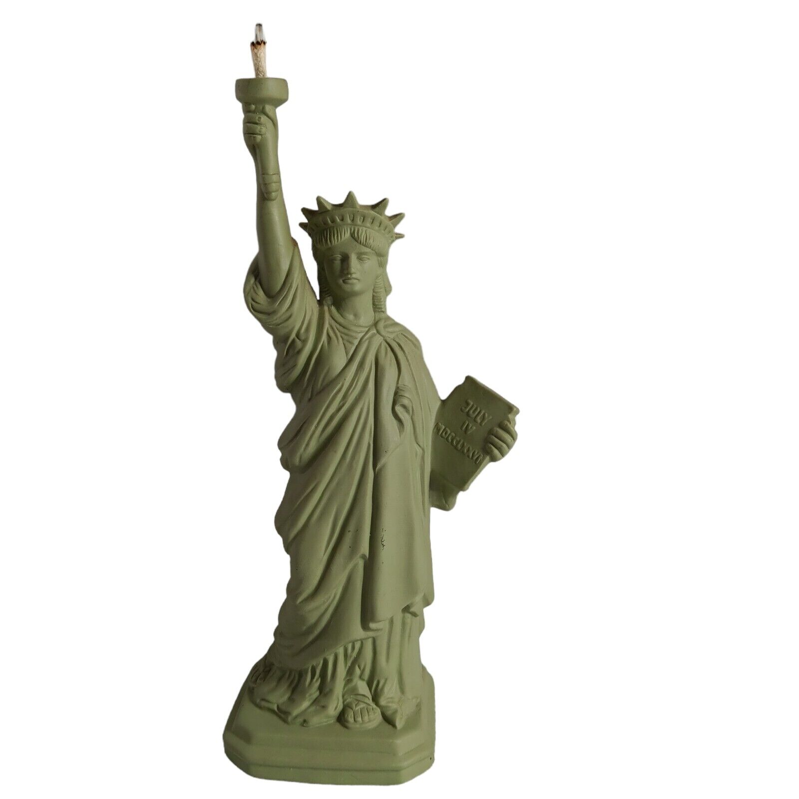 New York City Bisque Statue of Liberty Sculpture Figurine W/Lightable Torch 1986
