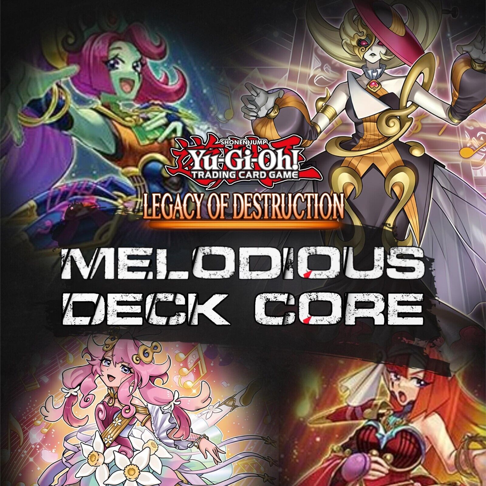 Yu-Gi-Oh Melodious Complete Deck Core 15 Cards LEDE-EN