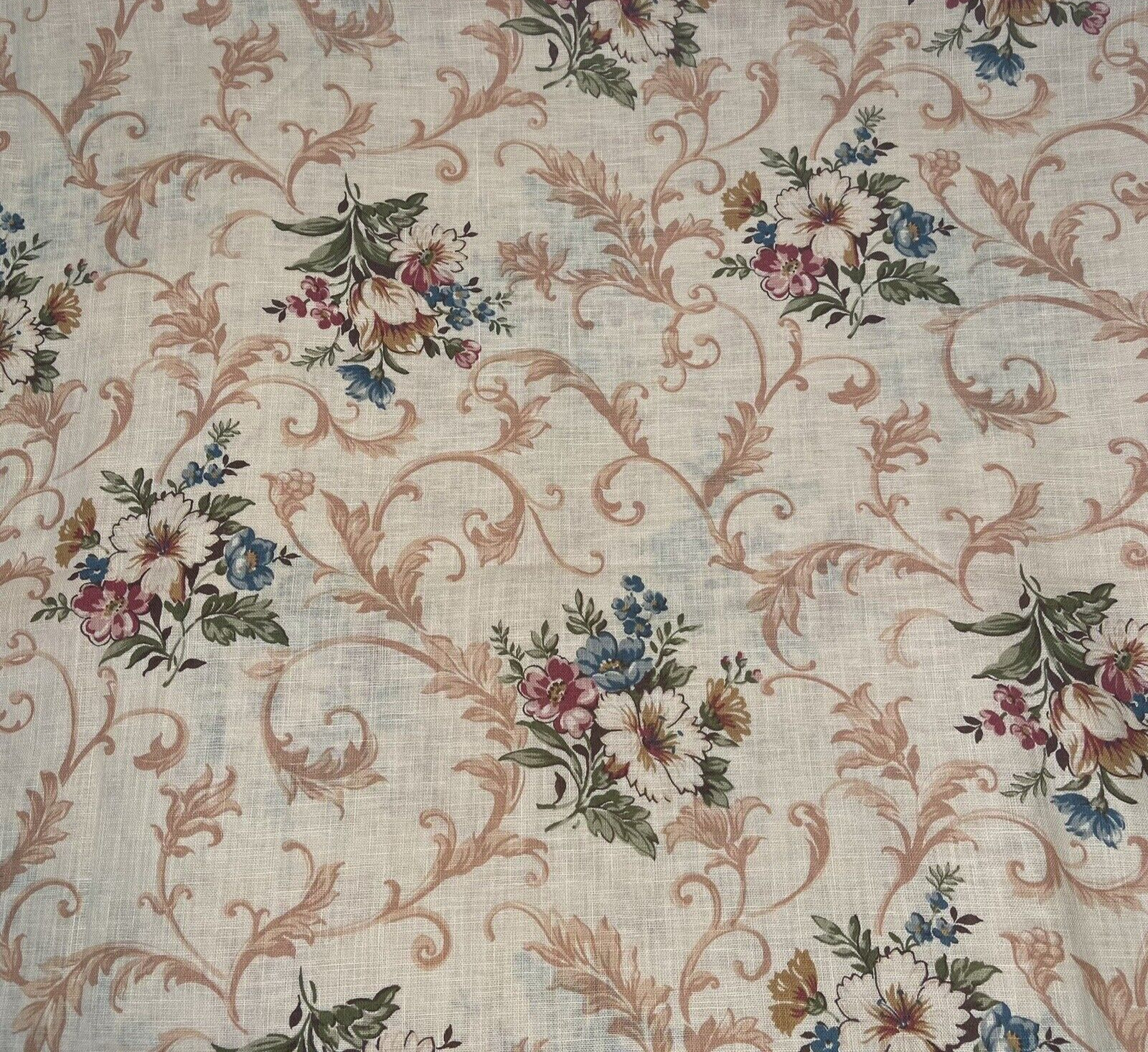 Yuwa Remember Quilts Fabric By Junko Miyazaki  French Floral Bouquets Cottage