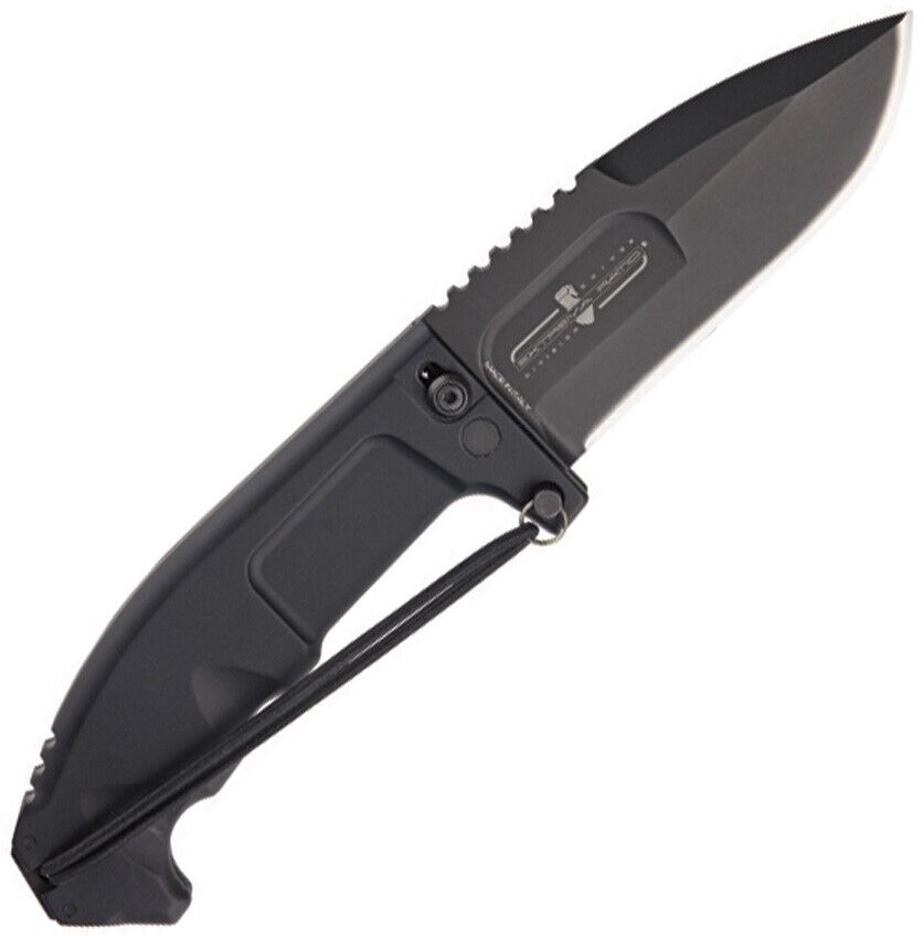 Extrema Ratio Black Rao II Folding Pocket Knife N690 Drop Point Blade