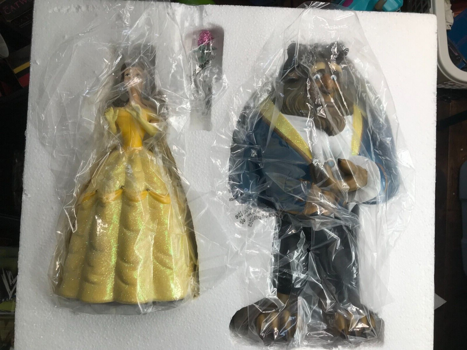 Disney Parks Beauty and the Beast Med Figurine Statue Belle & Beast 14