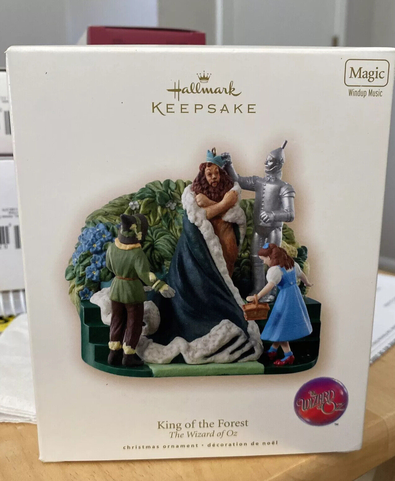 2007 Hallmark Keepsake Ornament Wizard of Oz KING OF THE FOREST NEW  w/ Box