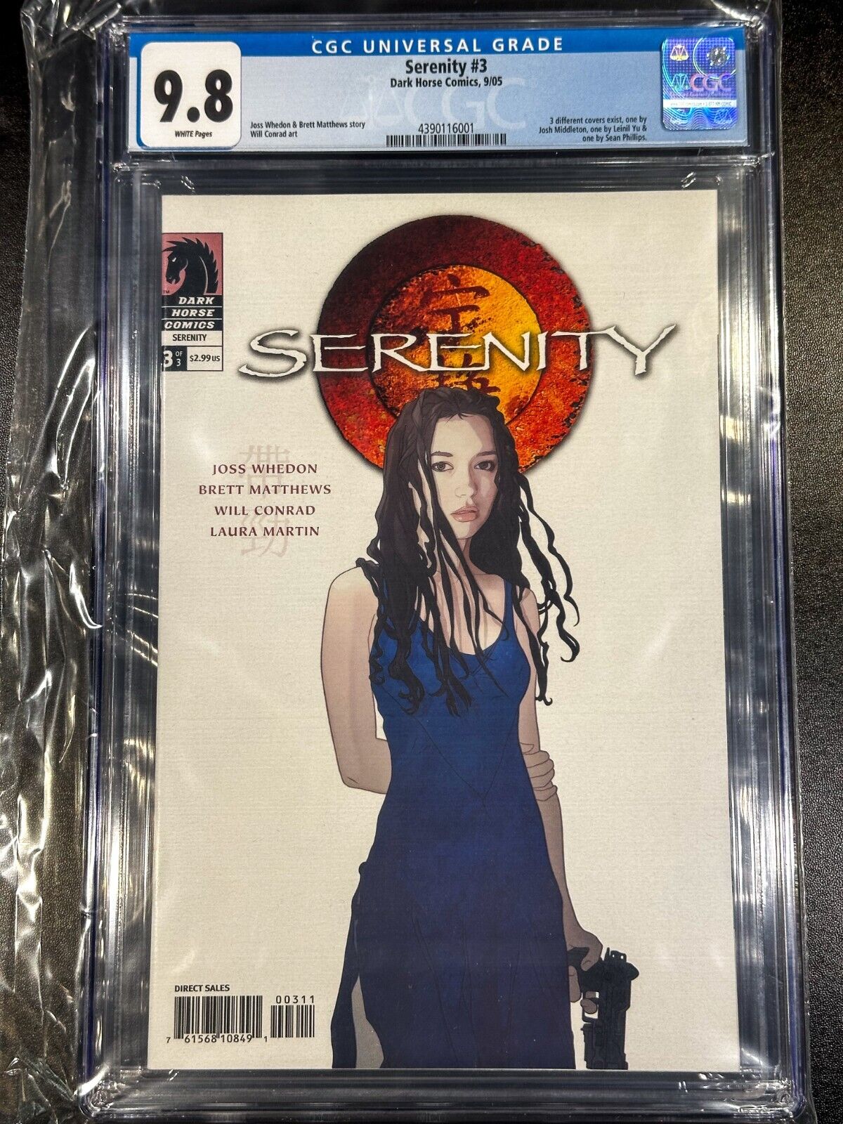 🚀Serenity  #3🚀CGC 9.8 MINT🚀River Tam Variant 2005🚀FREE SHIPPING🚀