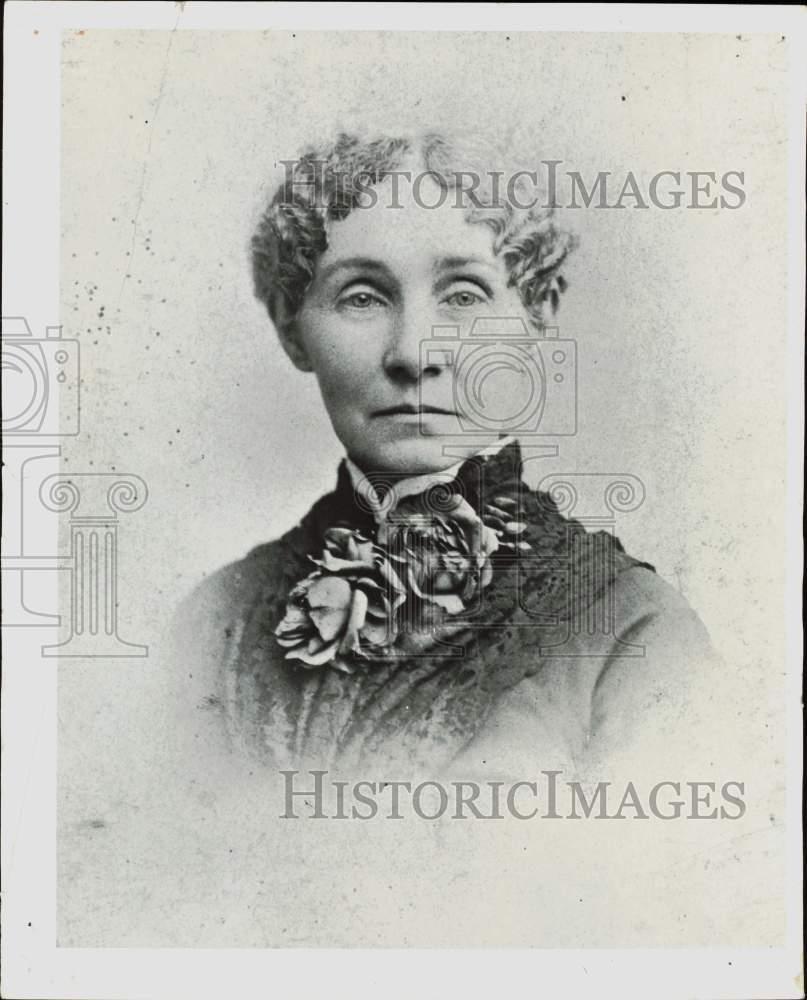 1880 Press Photo Catherine J. Ritz, wife of Washington pioneer Philip Ritz